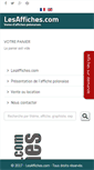 Mobile Screenshot of lesaffiches.com