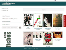 Tablet Screenshot of lesaffiches.com